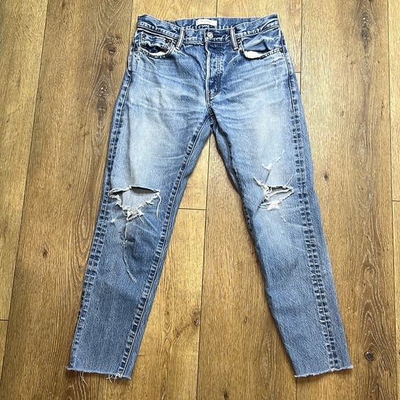 Moussy Vintage Distressed Skinny Jeans Size RTM - Picture 1 of 8